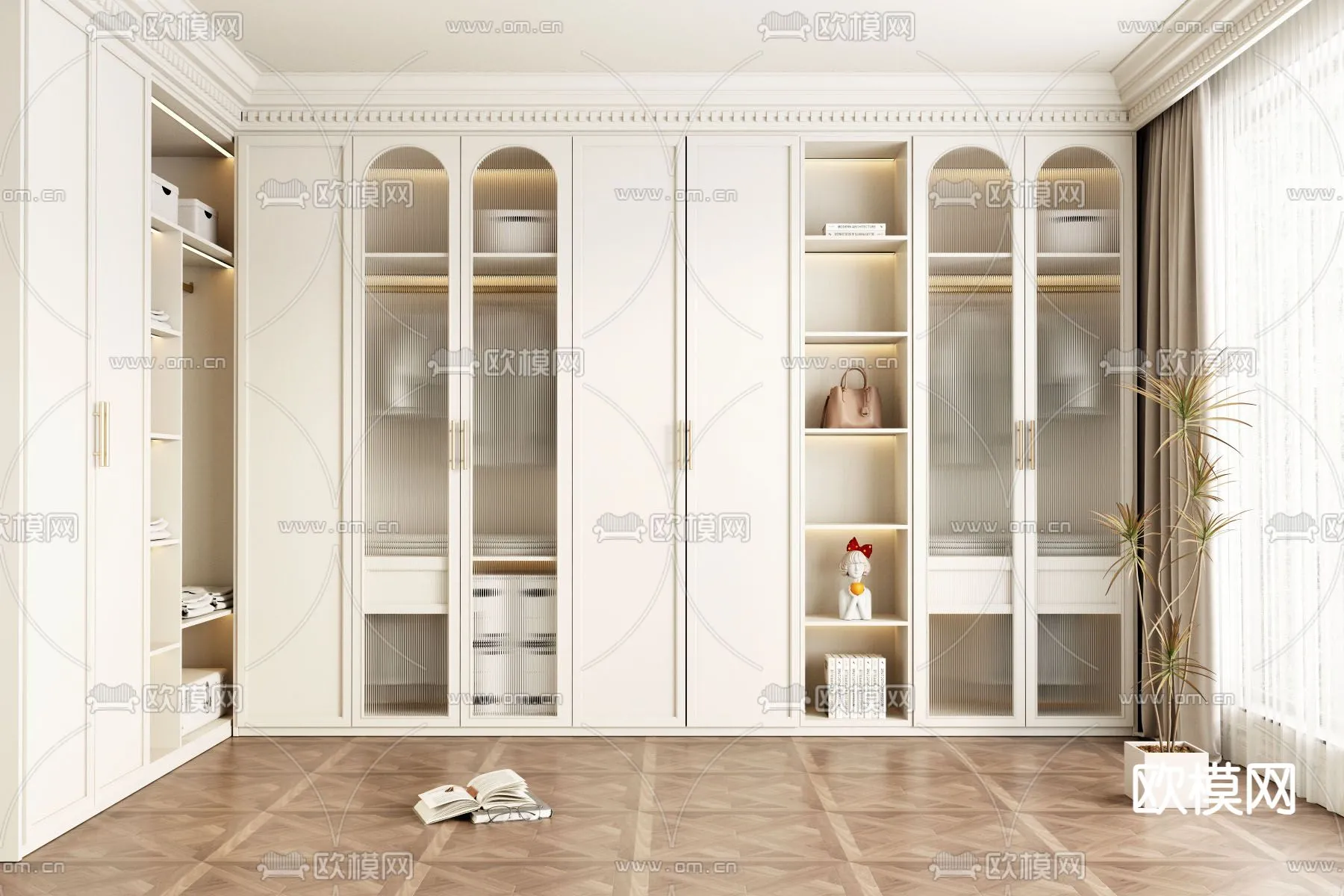 CLOSET ROOM - VRAY / CORONA - 3D MODEL - 2358