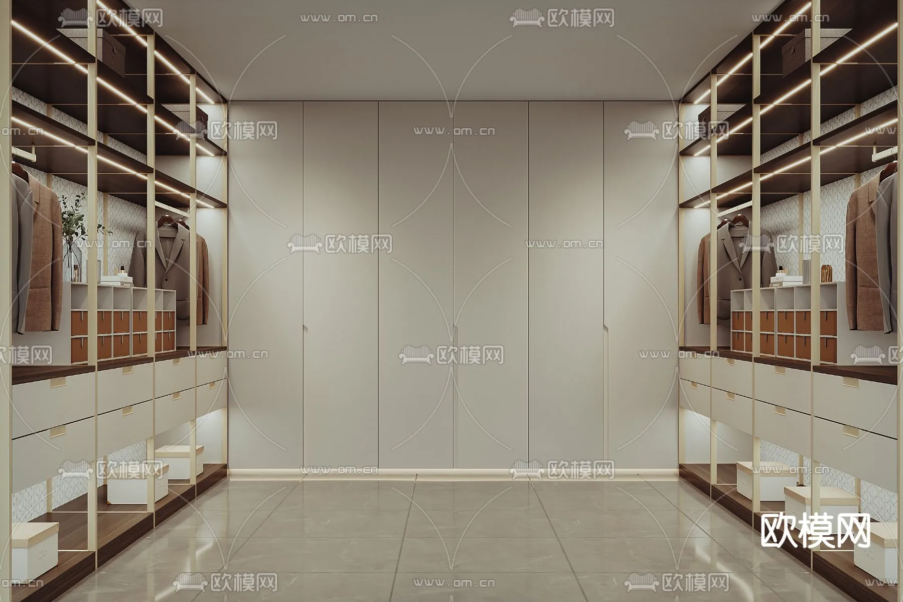 CLOSET ROOM - VRAY / CORONA - 3D MODEL - 2359