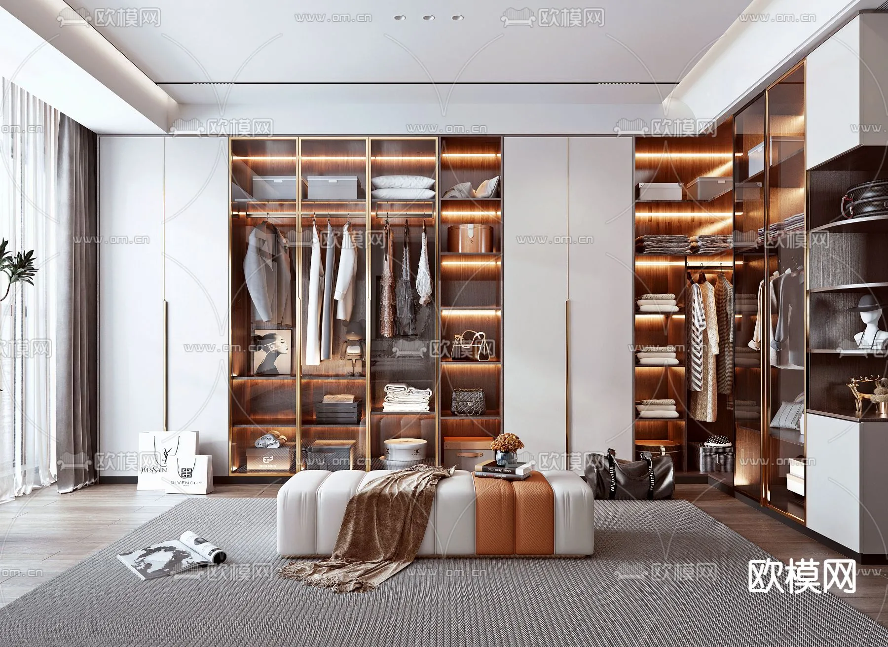 CLOSET ROOM - VRAY / CORONA - 3D MODEL - 2367