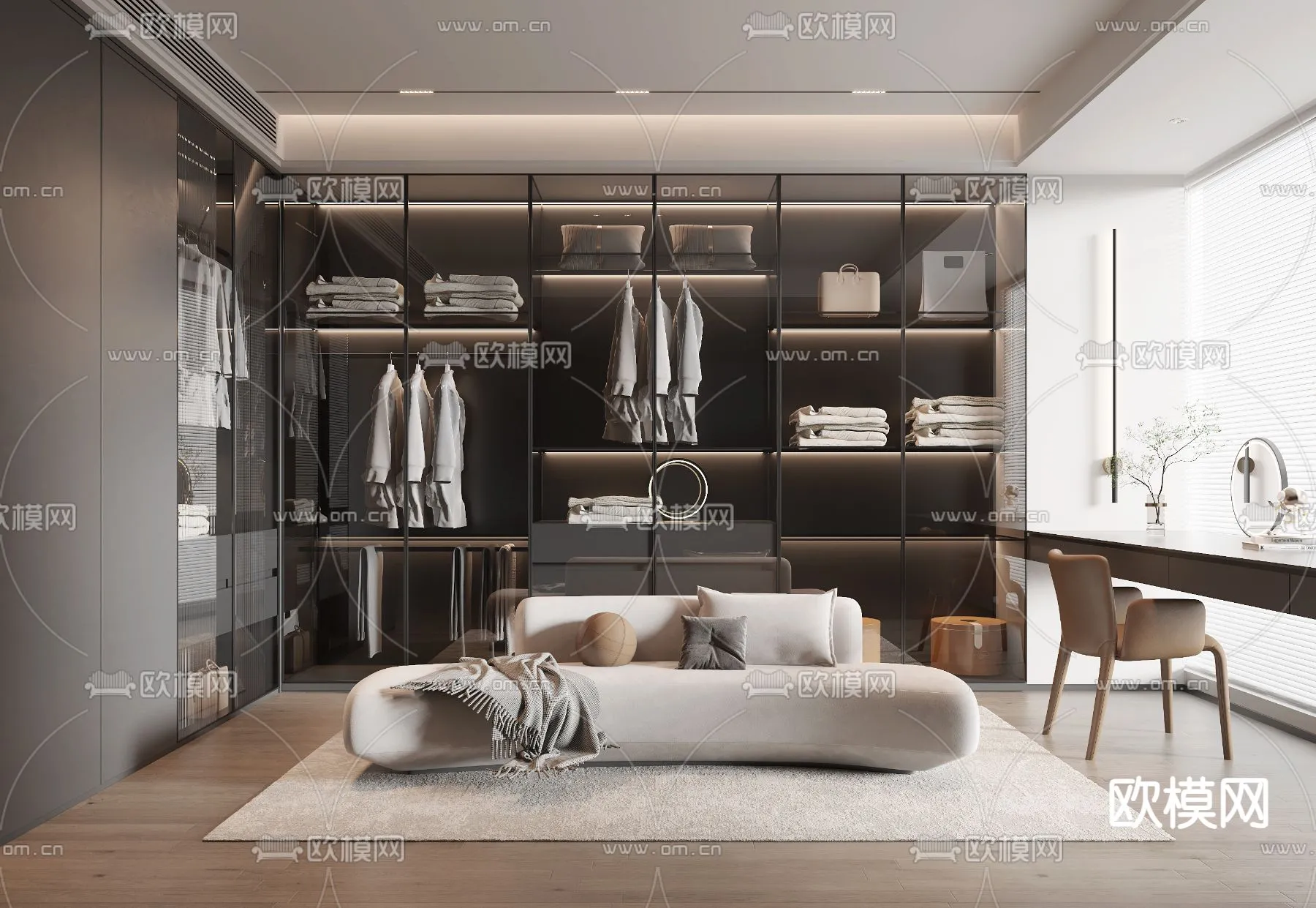 CLOSET ROOM - VRAY / CORONA - 3D MODEL - 2371