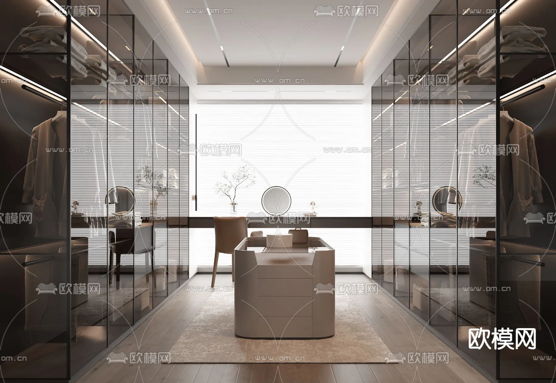 CLOSET ROOM - VRAY / CORONA - 3D MODEL - 2372