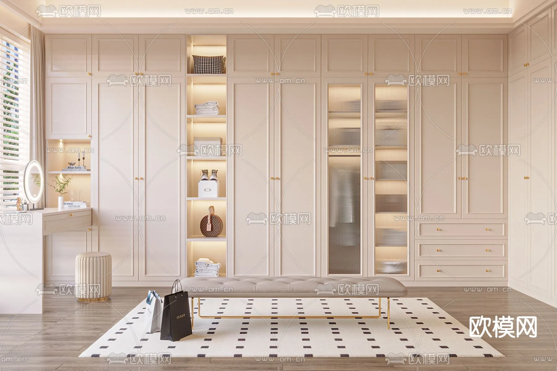 CLOSET ROOM - VRAY / CORONA - 3D MODEL - 2374