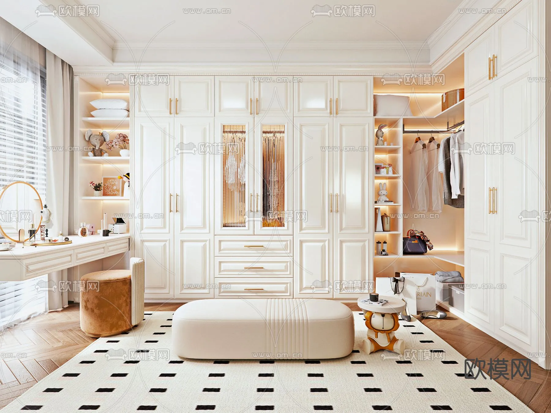 CLOSET ROOM - VRAY / CORONA - 3D MODEL - 2375