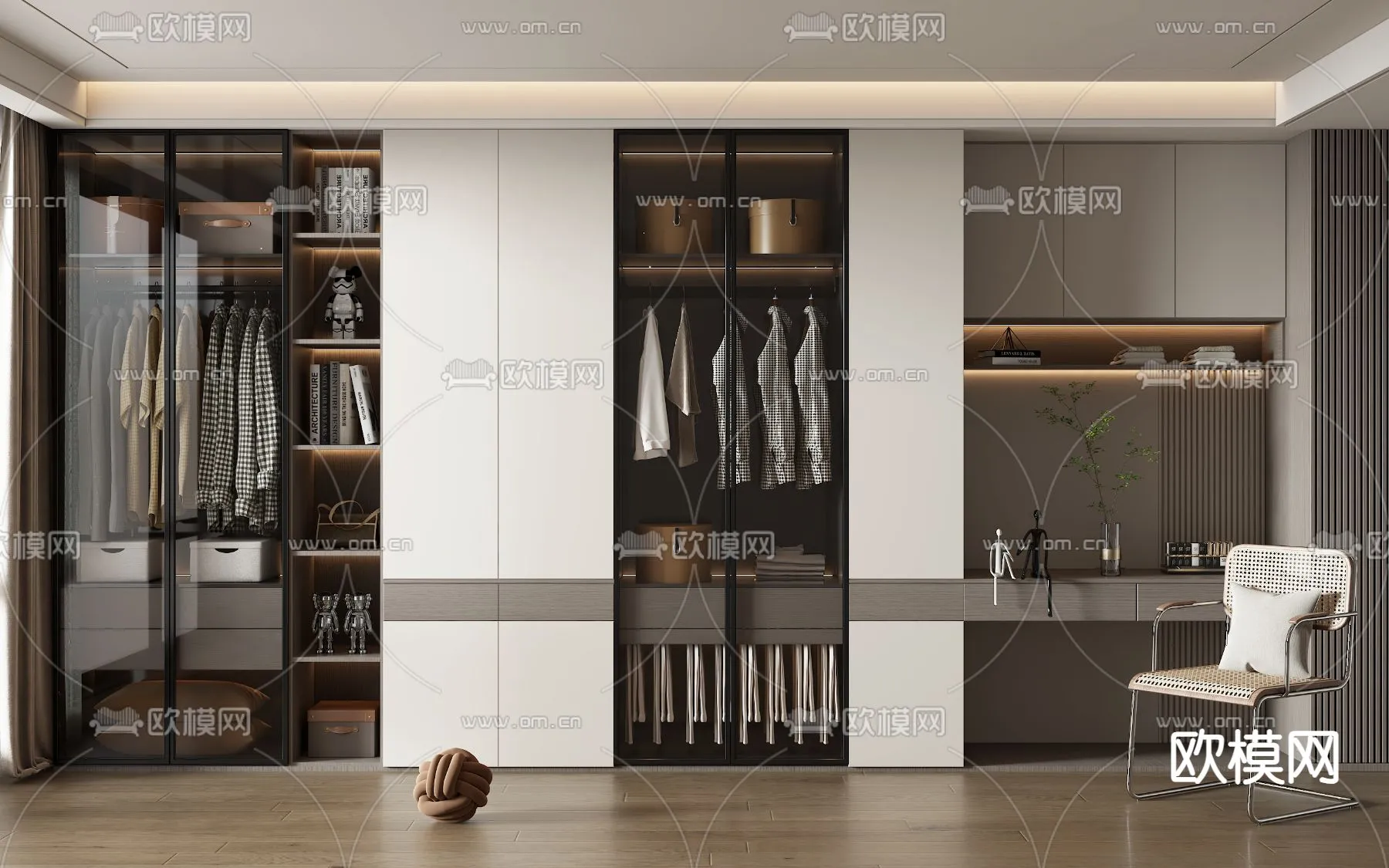 CLOSET ROOM - VRAY / CORONA - 3D MODEL - 2376