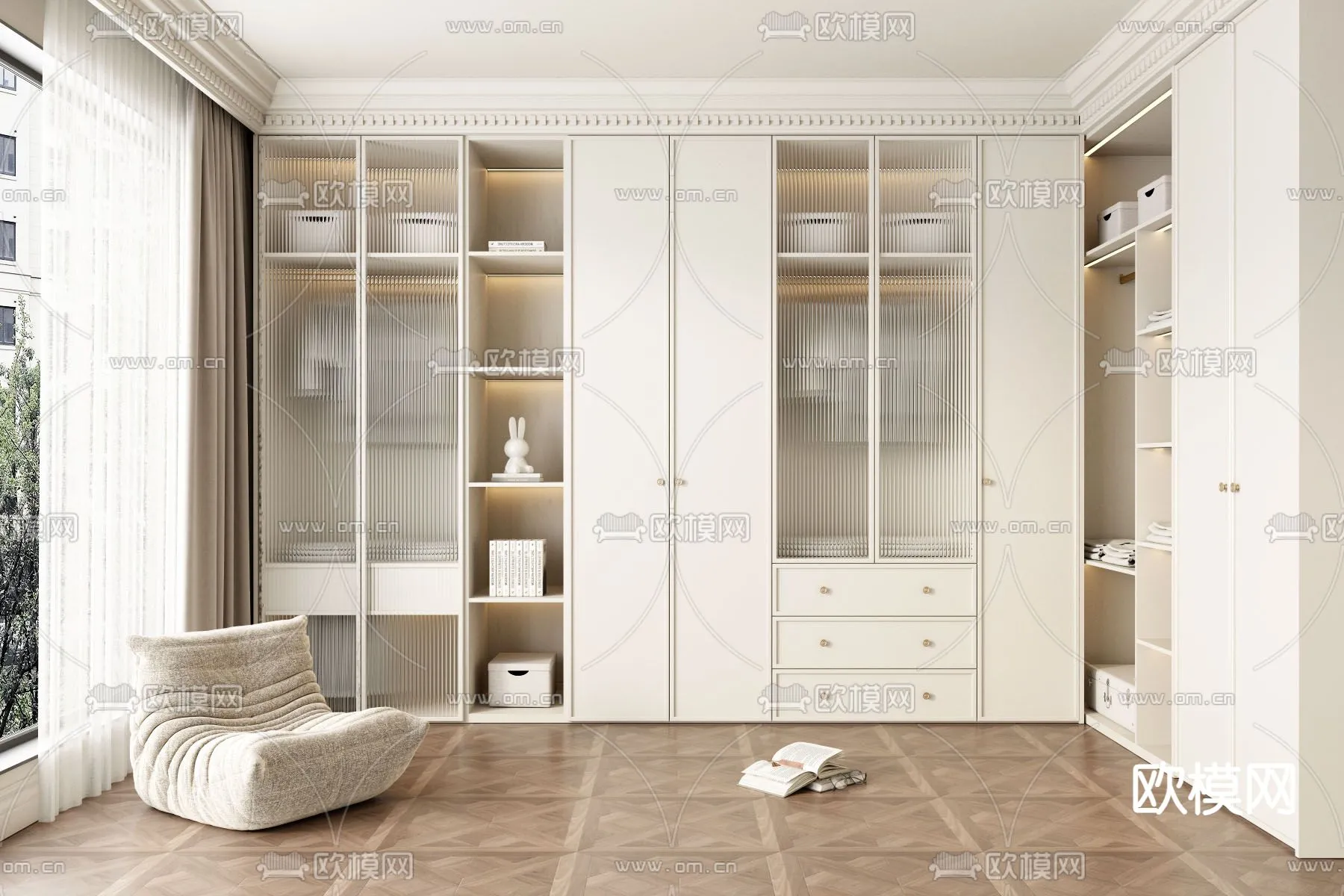 CLOSET ROOM - VRAY / CORONA - 3D MODEL - 2377