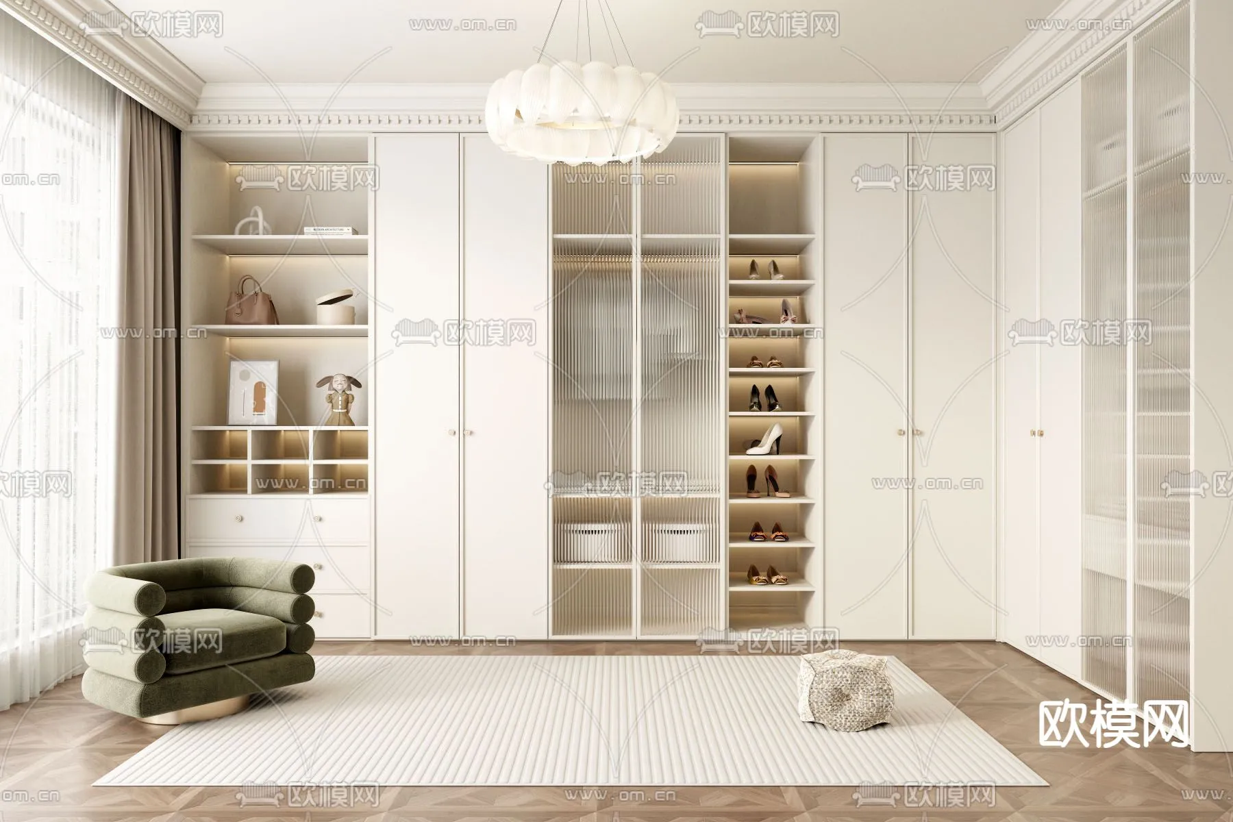 CLOSET ROOM - VRAY / CORONA - 3D MODEL - 2378