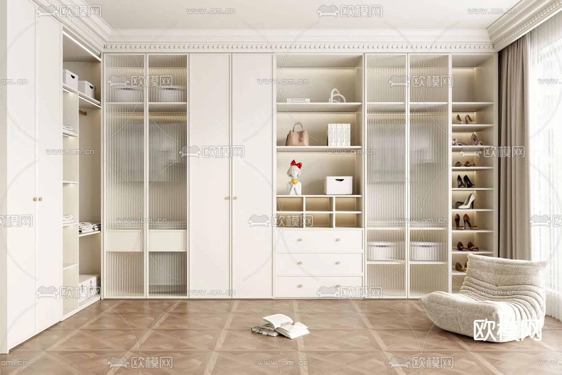 CLOSET ROOM - VRAY / CORONA - 3D MODEL - 2379