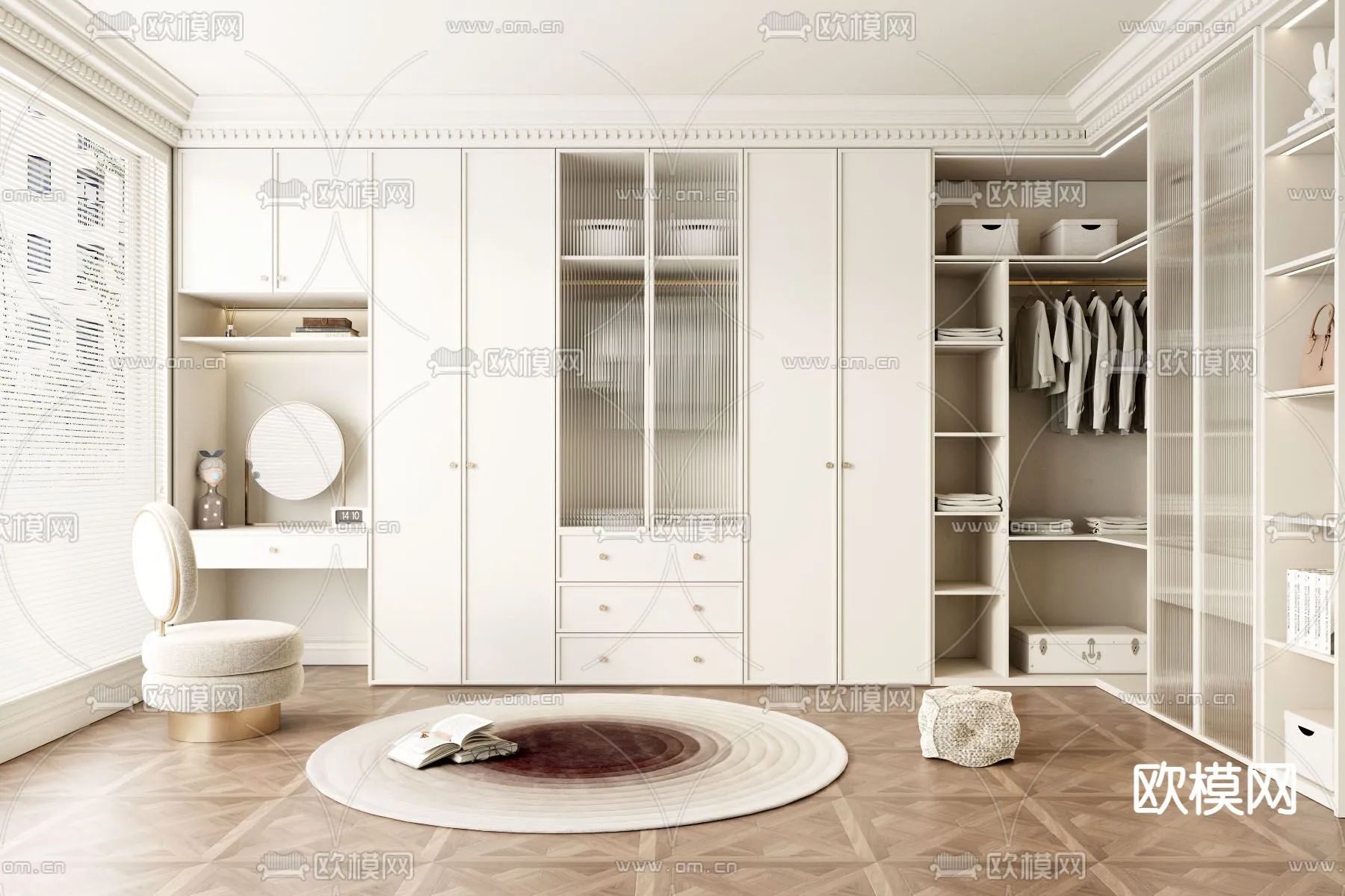 CLOSET ROOM - VRAY / CORONA - 3D MODEL - 2381