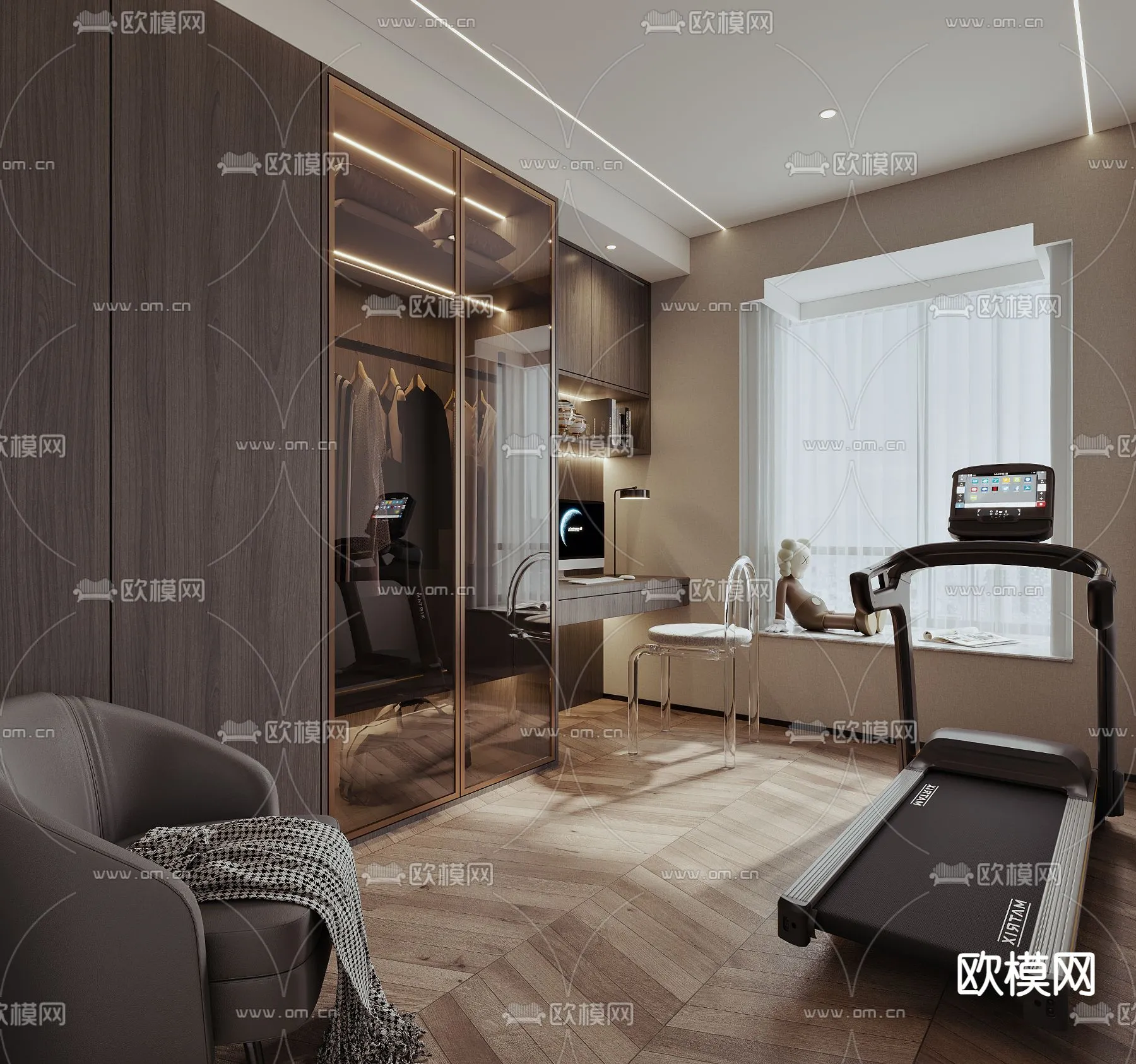 CLOSET ROOM - VRAY / CORONA - 3D MODEL - 2382