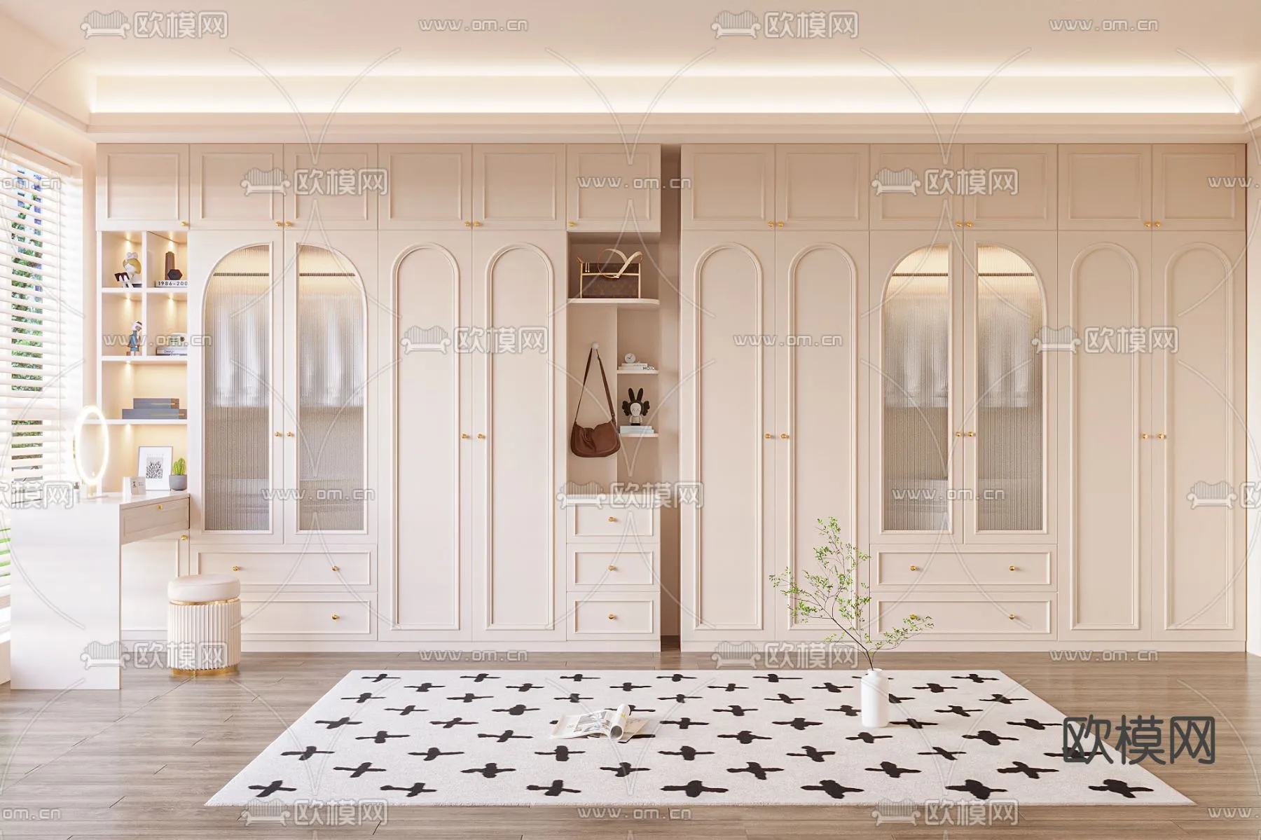 CLOSET ROOM - VRAY / CORONA - 3D MODEL - 2386