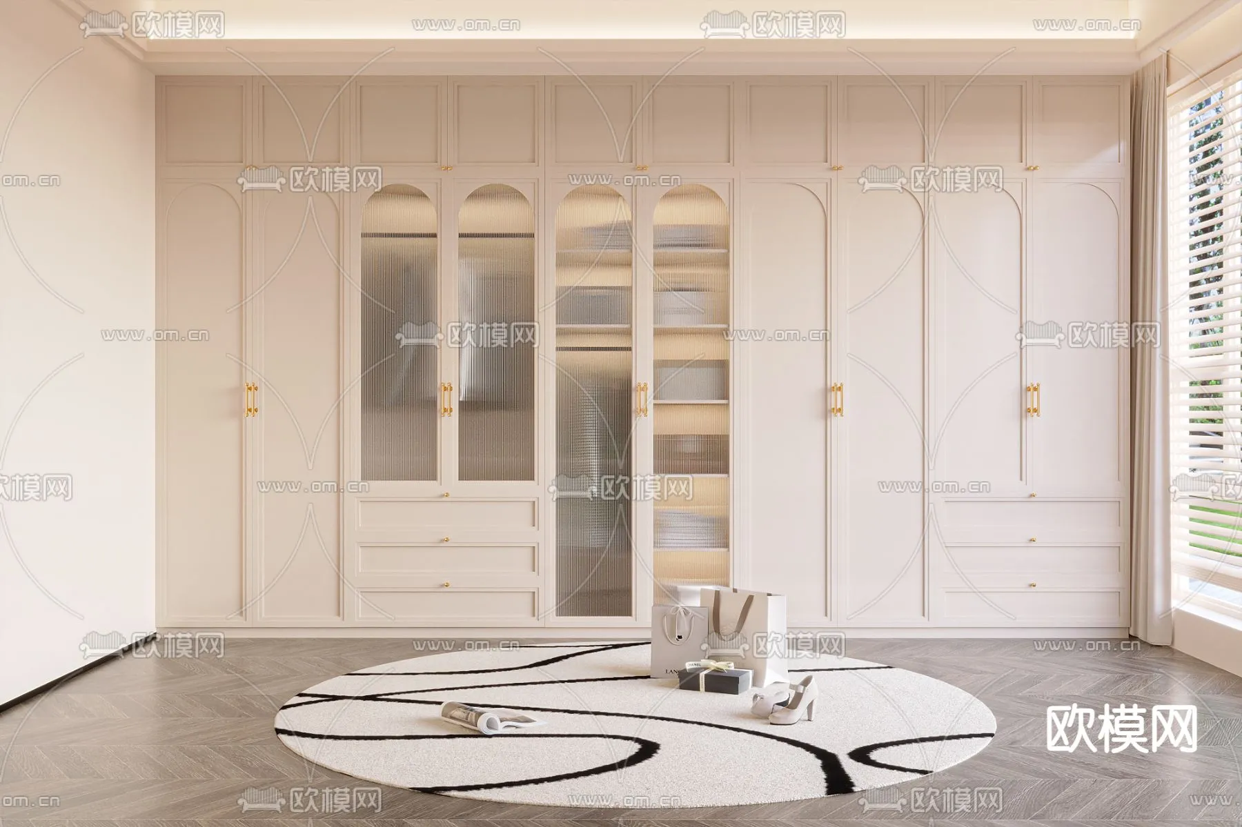 CLOSET ROOM - VRAY / CORONA - 3D MODEL - 2387