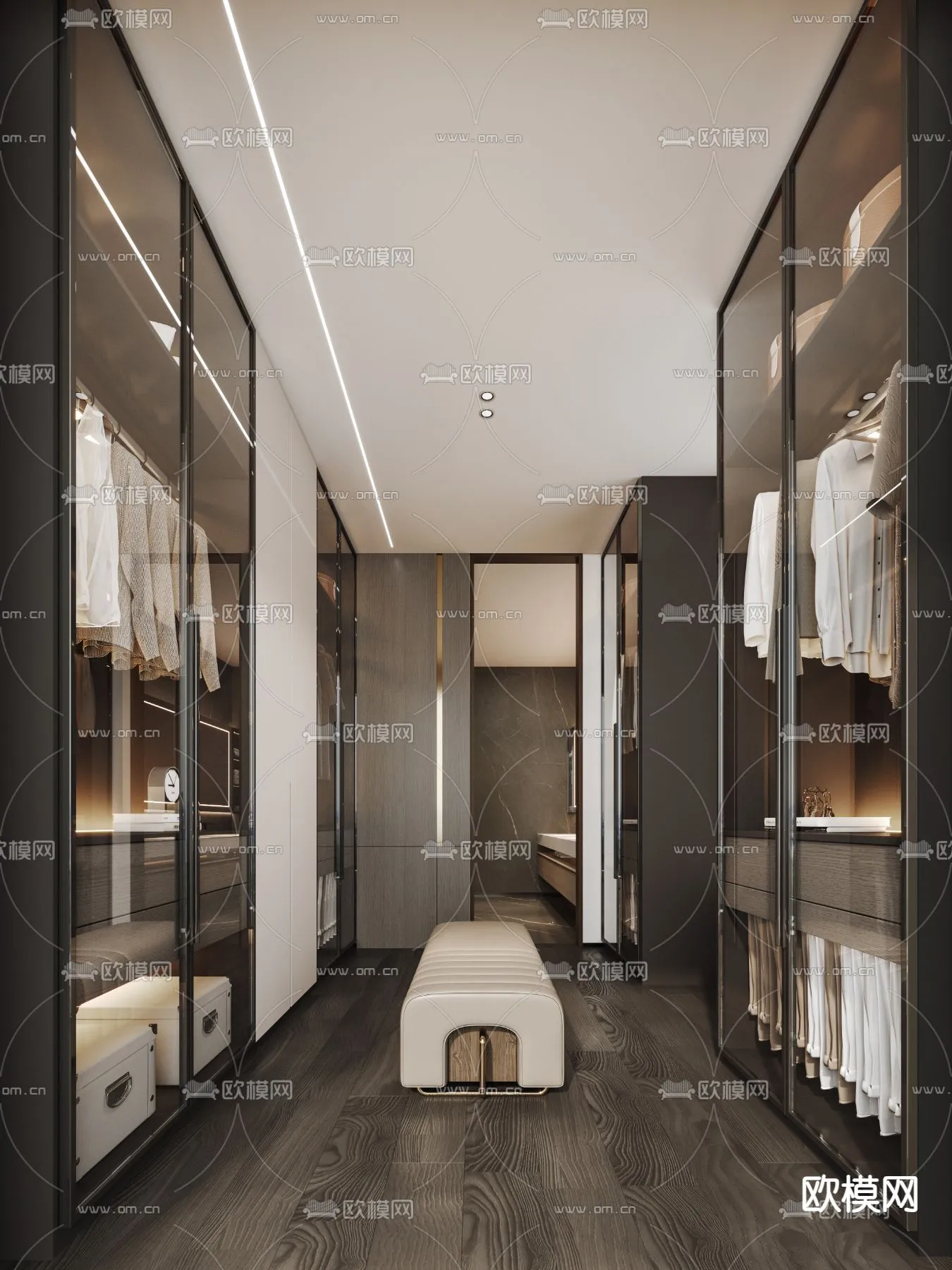 CLOSET ROOM - VRAY / CORONA - 3D MODEL - 2391