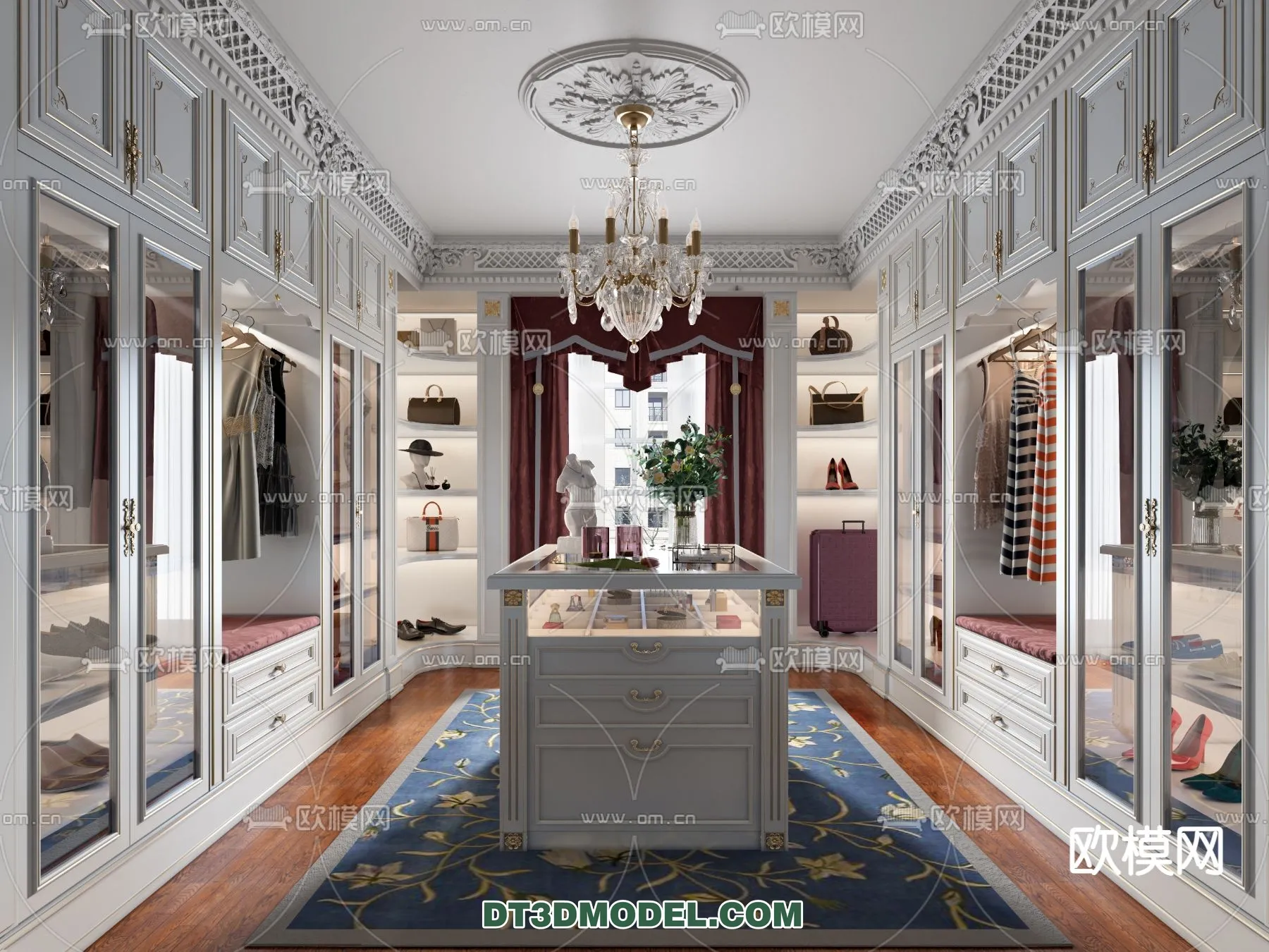 CLOSET ROOM - VRAY / CORONA - 3D MODEL - 2398
