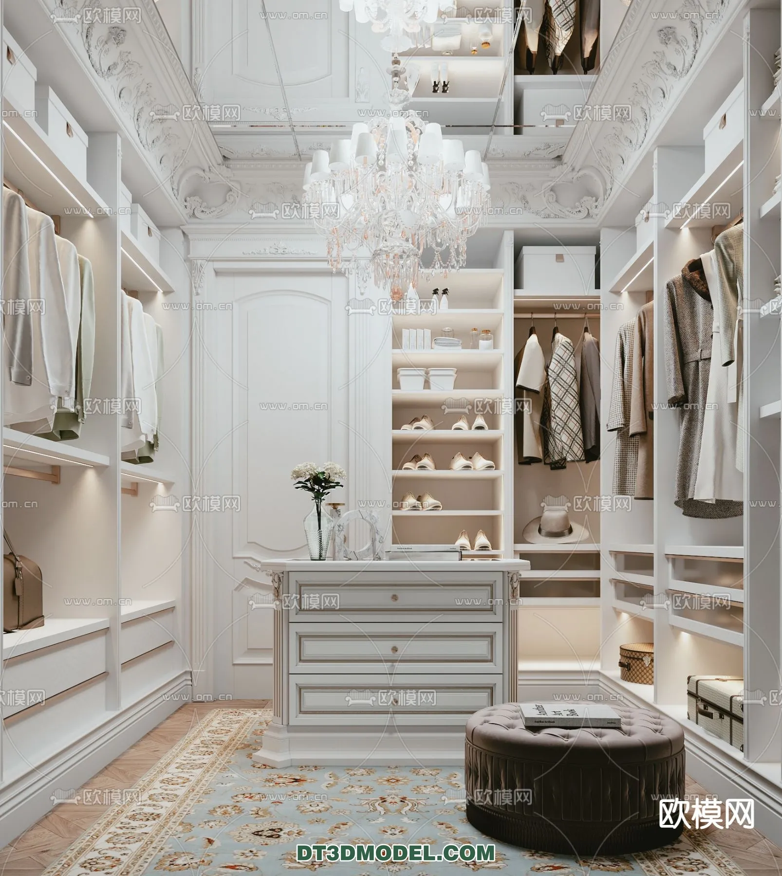 CLOSET ROOM - VRAY / CORONA - 3D MODEL - 2399