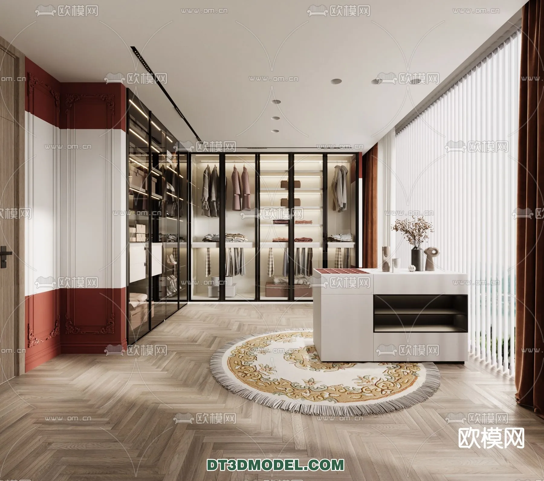 CLOSET ROOM - VRAY / CORONA - 3D MODEL - 2401