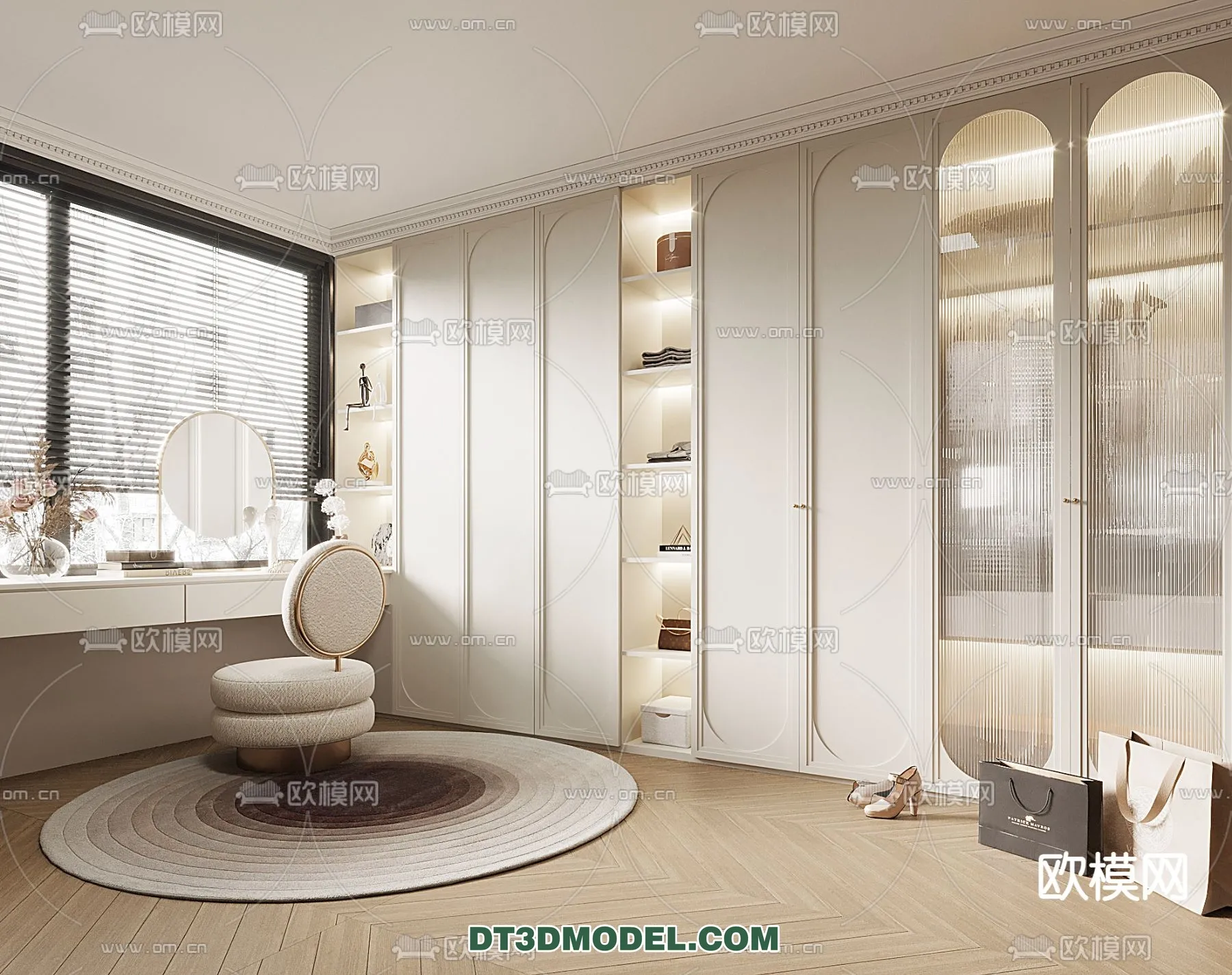 CLOSET ROOM - VRAY / CORONA - 3D MODEL - 2404