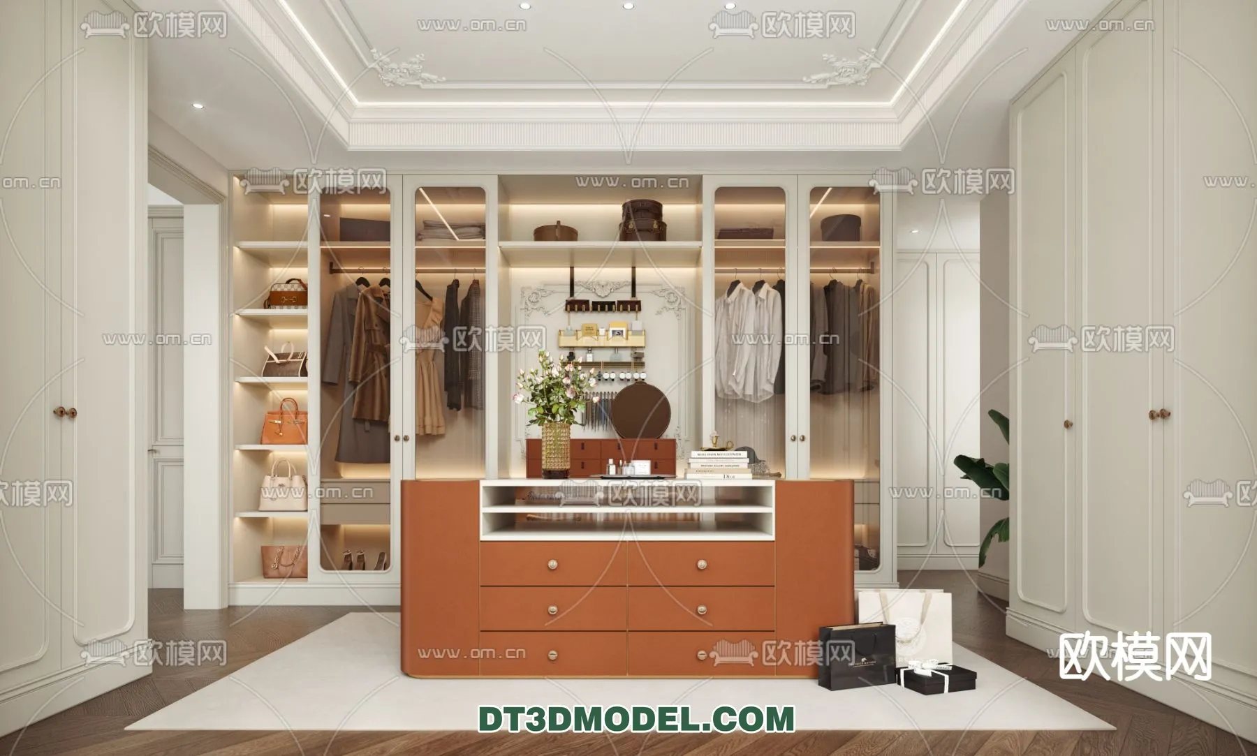 CLOSET ROOM - VRAY / CORONA - 3D MODEL - 2411