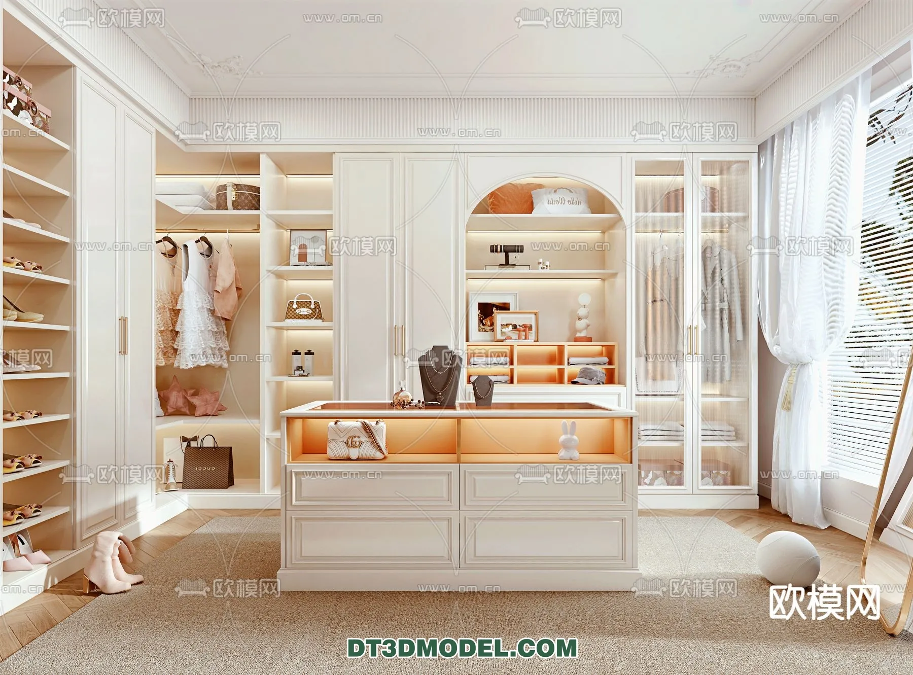 CLOSET ROOM - VRAY / CORONA - 3D MODEL - 2413