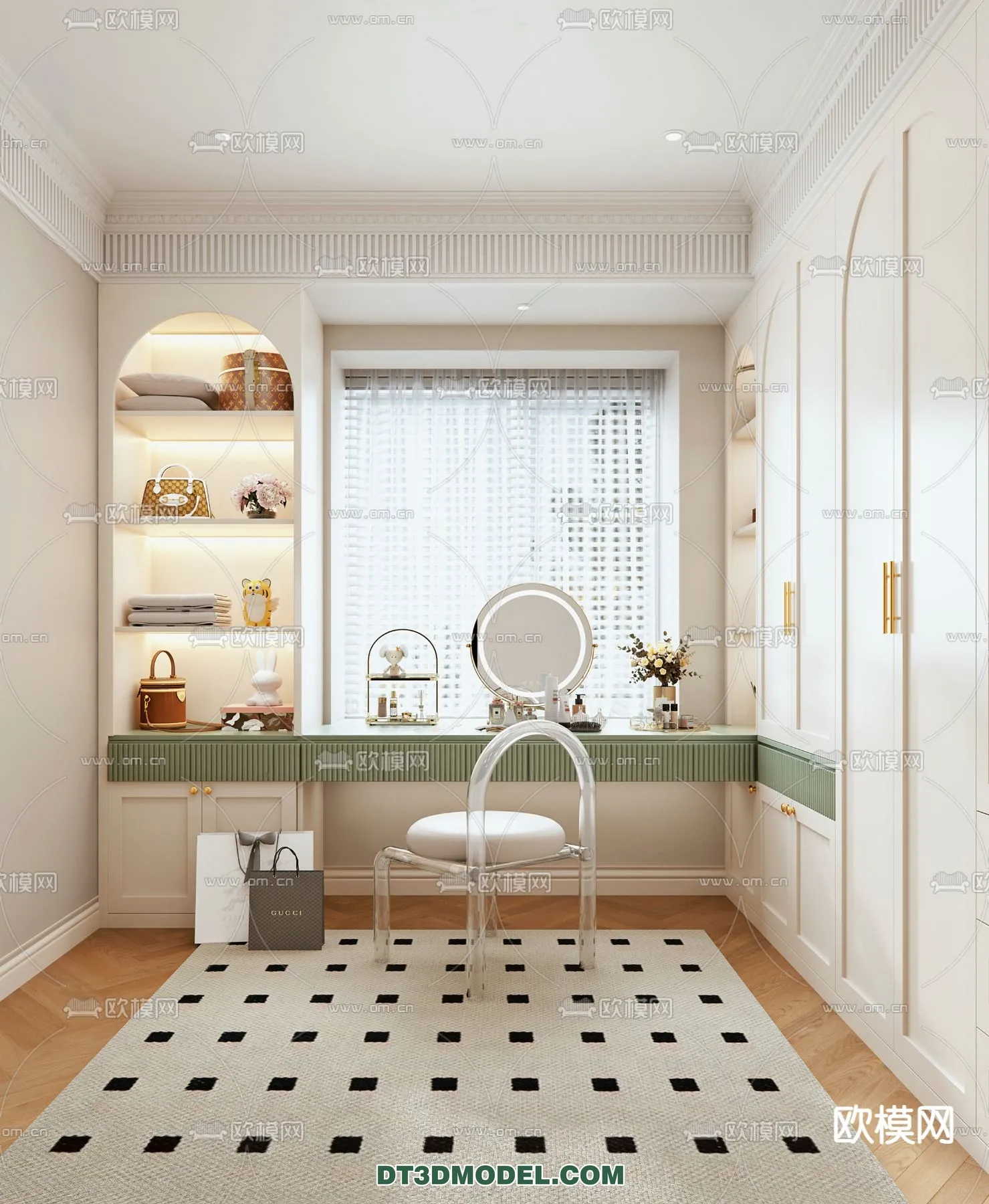 CLOSET ROOM - VRAY / CORONA - 3D MODEL - 2431