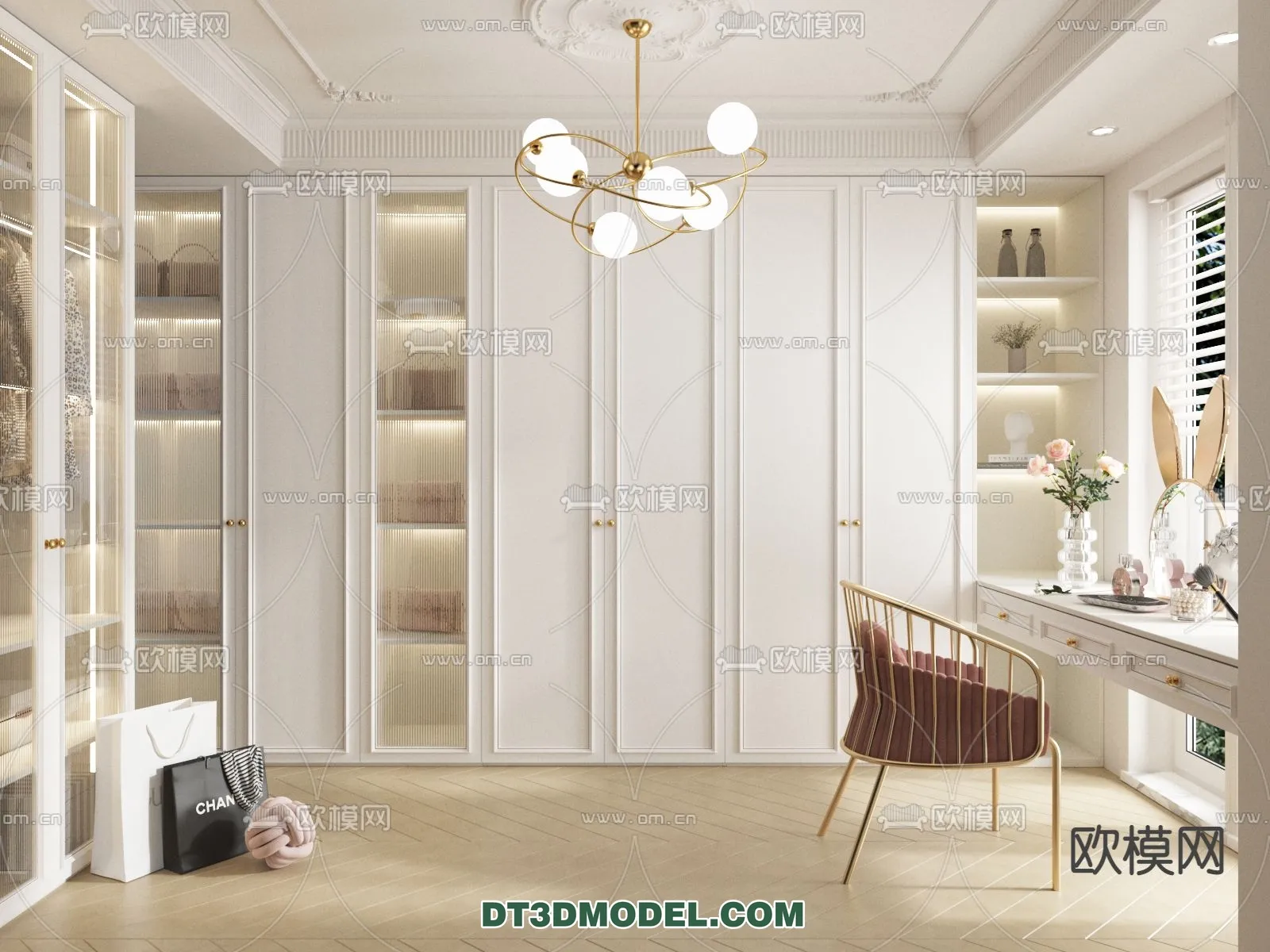 CLOSET ROOM - VRAY / CORONA - 3D MODEL - 2437