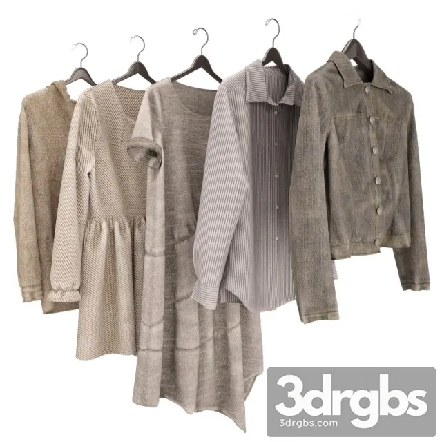 Cloth 5 Subject 3D Model Free