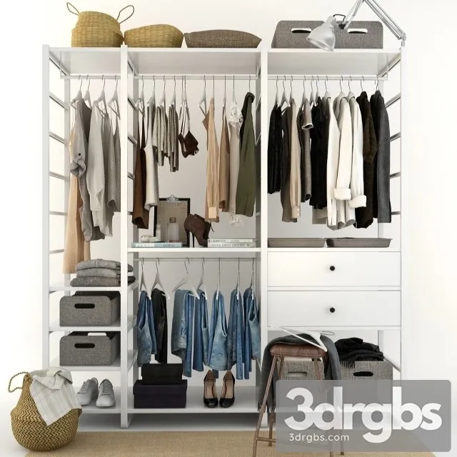Cloth Wardrobe 05 3D Model Free