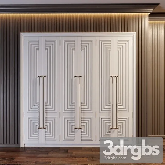 Clothe Cabinet 3D Model Free