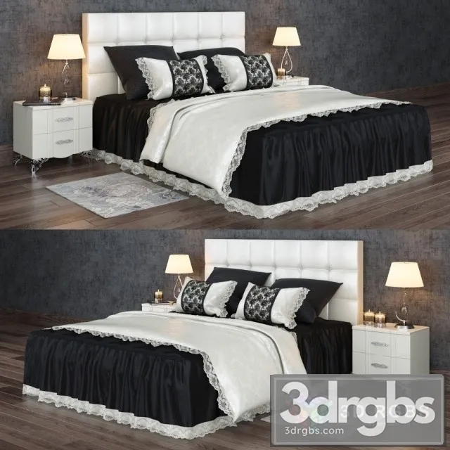 Clothes Bed 2 3D Model Free