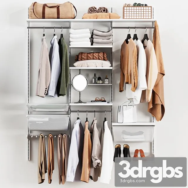 Clothes Clothes Bags Shirts 12 3D Model Free