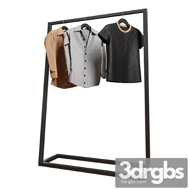 Clothes Clothes hanger 3D Model Free