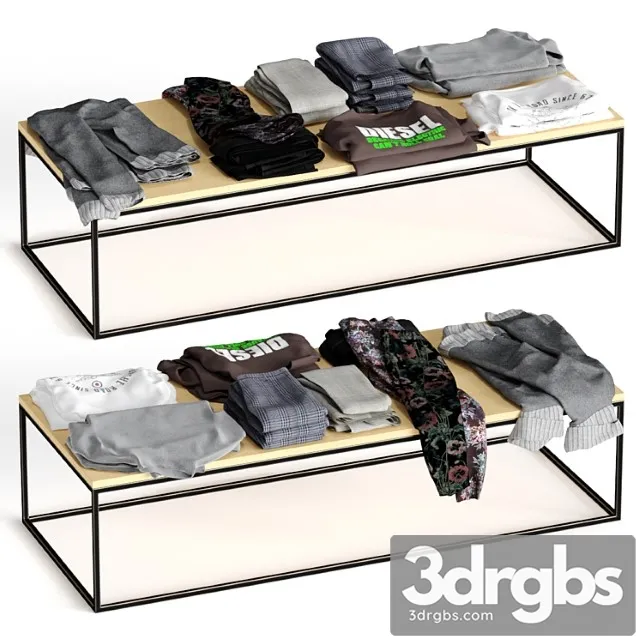 Clothes Clothing boutique 3D Model Free