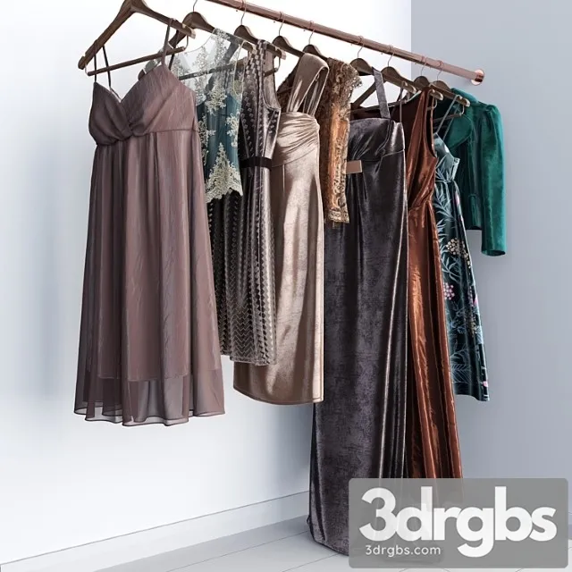 Clothes Clothing set 14 3D Model Free