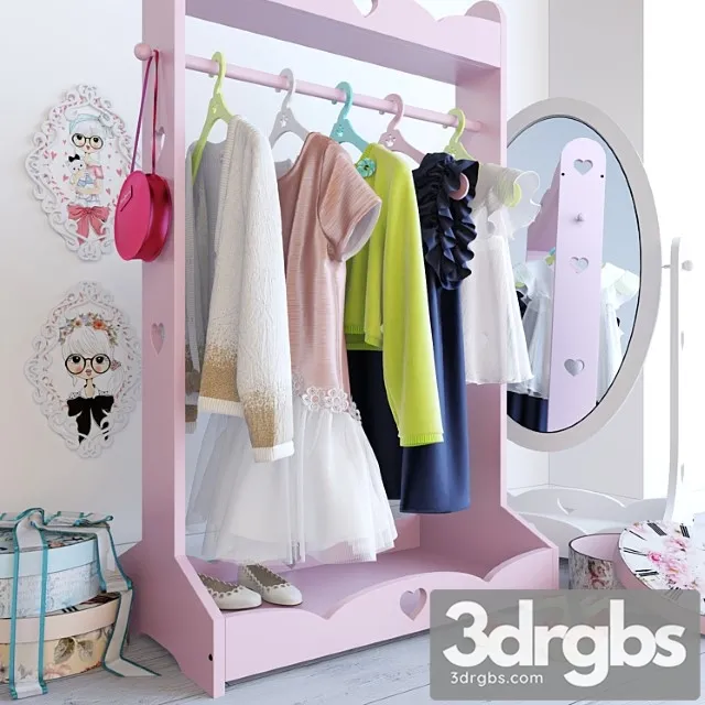 Clothes Clothing set07 3D Model Free