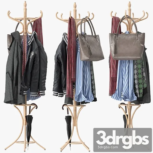 Clothes Costway floor standing 3D Model Free