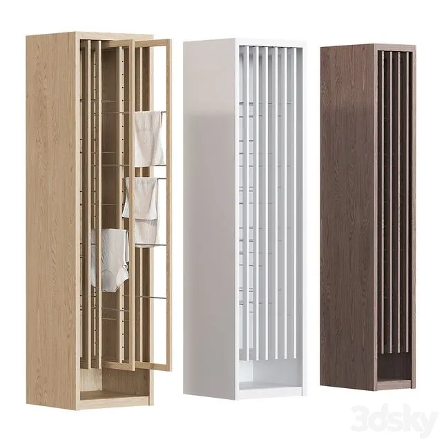 Clothes dryer in the closet 3D Model