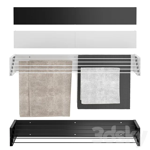 Clothes dryer lebensart 3D Model