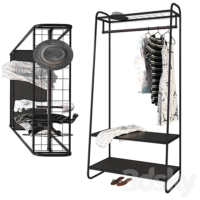 Clothes hanger Cameron 3D Model