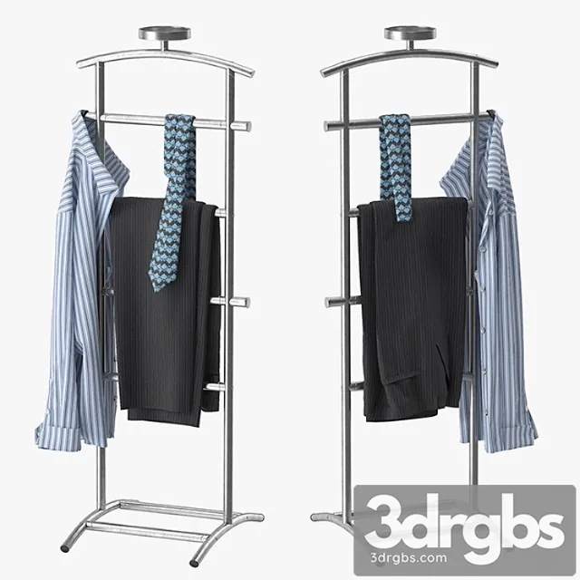 Clothes Ikea grundtal valet stand 3D Model Free
