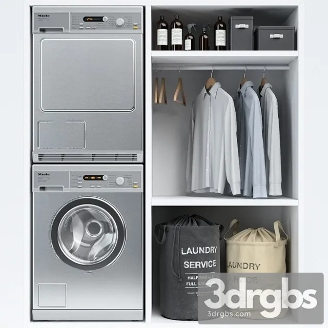 Clothes Laundry 3D Model Free