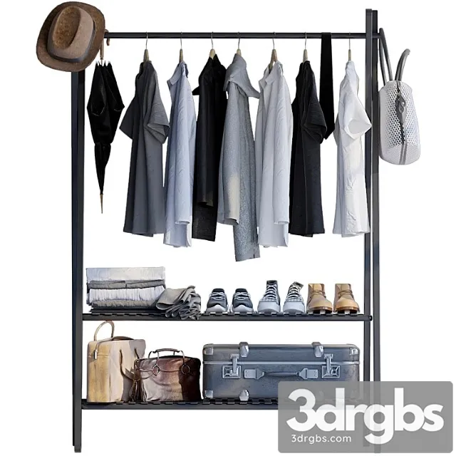 Clothes Rack for clothes 3D Model Free