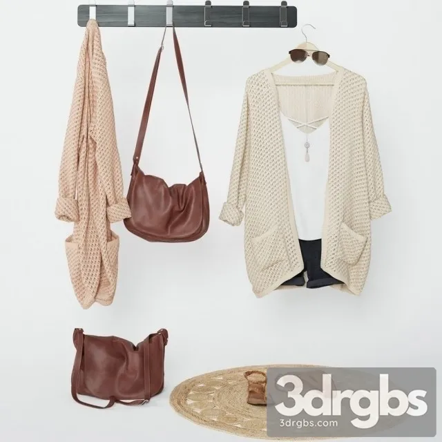 Clothes Set 03 3D Model Download