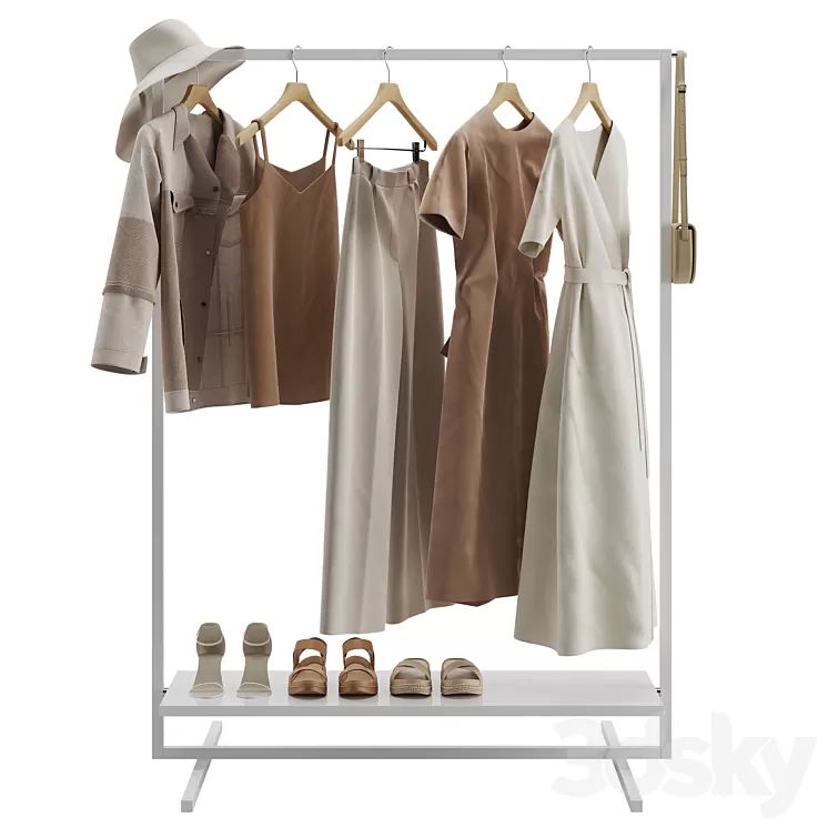 Clothes Set 04 3D Model Free
