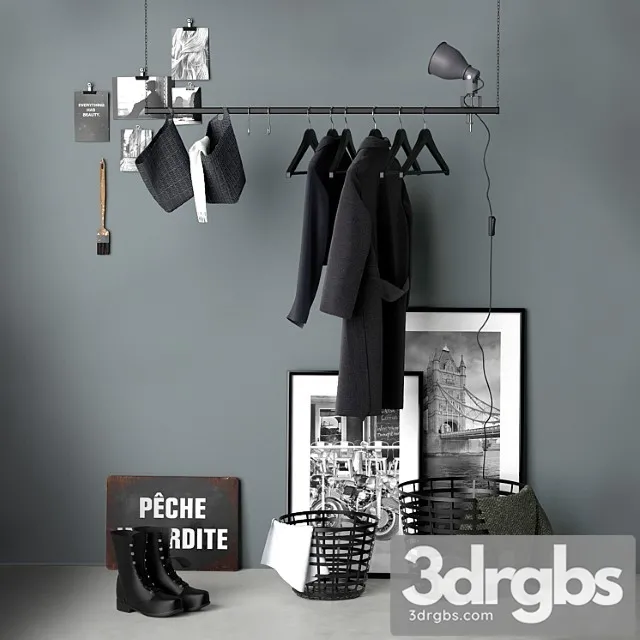 Clothes Set Of Clothes 2 3D Model Free