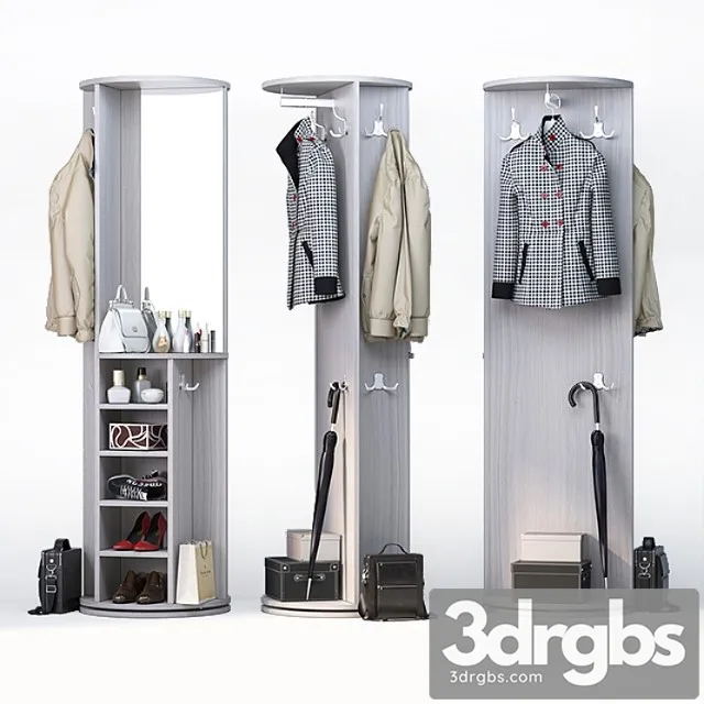 Clothes Set of clothes shoes and accessories for mix 4 wardrobe 3D Model Free