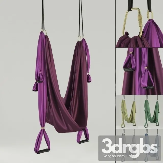 Clothes Sky Yoga Hammock 3D Model Free