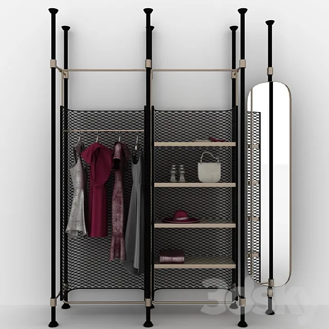 Clothes store part 3 3D Model