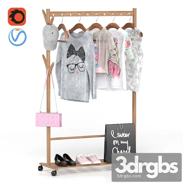 Clothes Women Clothing 01 3D Model Free