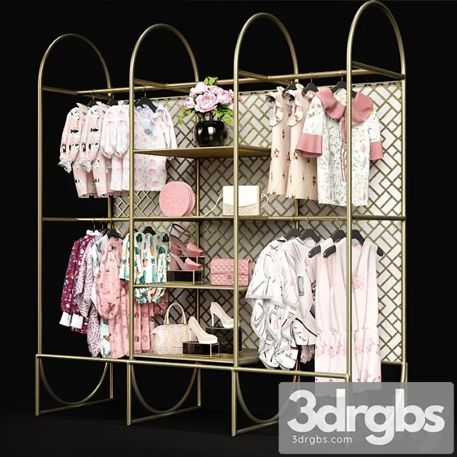 Clothestore Hanger 17 3D Model Free