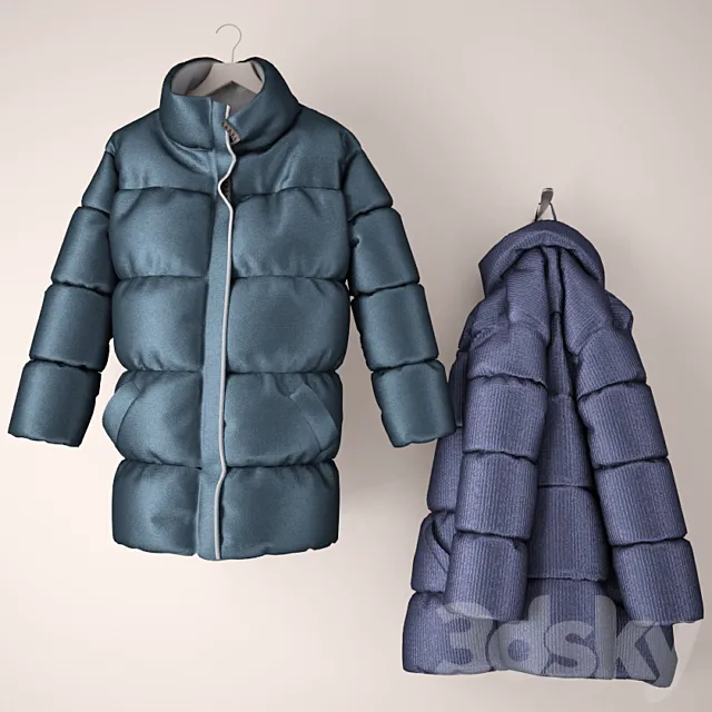 clothing down jacket 3D Model