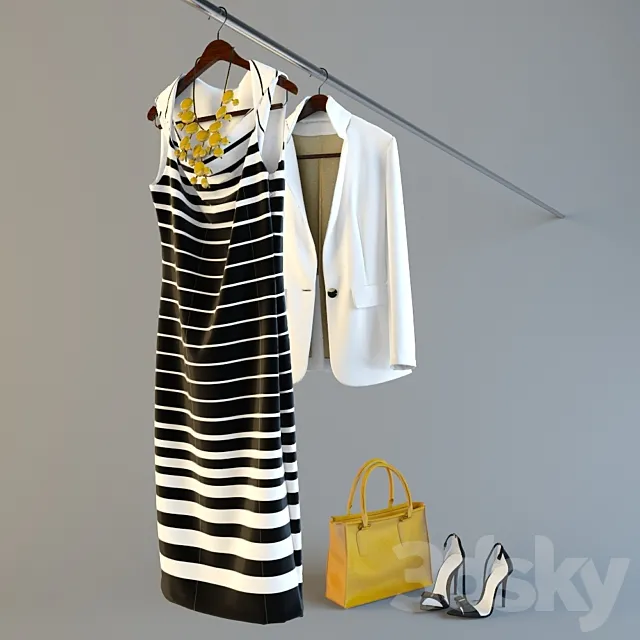 clothing set-01 3DModel